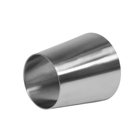 1-1/2 X 3/4 Conc. Butt Weld Reducer - 3 Long 316SS Polished